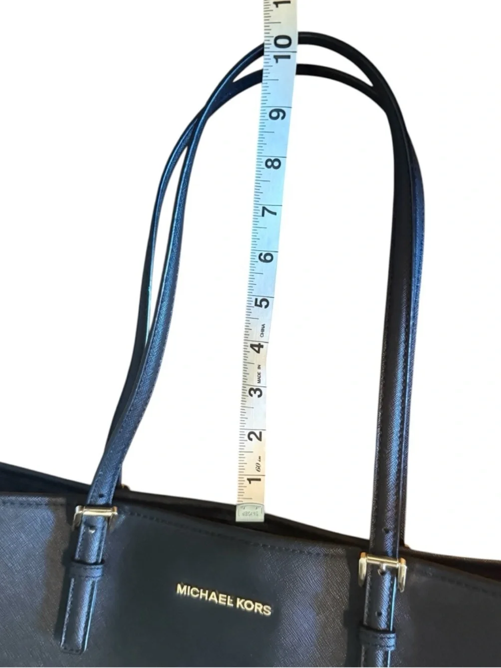 Michael Kors saffiano leather tote purse